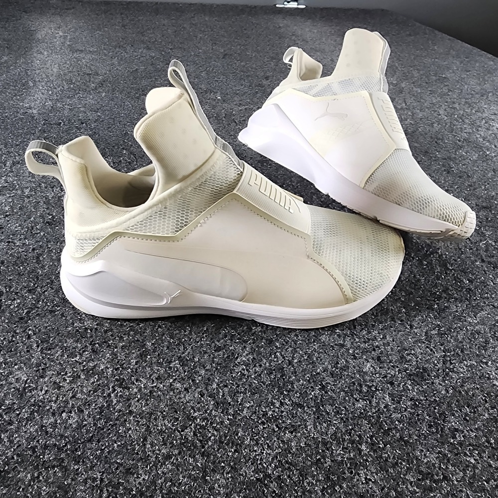 Puma Fierce Core Womens Training Shoes White Slip On Sneakers Size 6.5